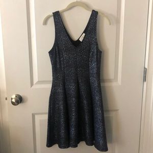 Everly Black Glitter Dress